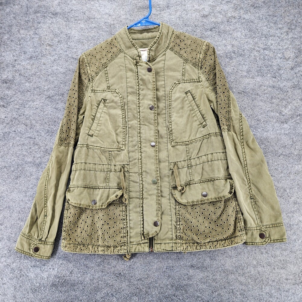 Anthropologie Hei Hei Jacket Womens XS Green Full Zip Long Sleeve